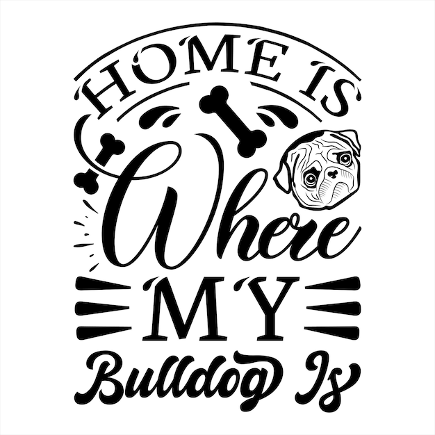 Vettore bulldog cane svg amo il mio bulldog svg bulldog cane svg bulldog amante bundle svg dog bundle svg