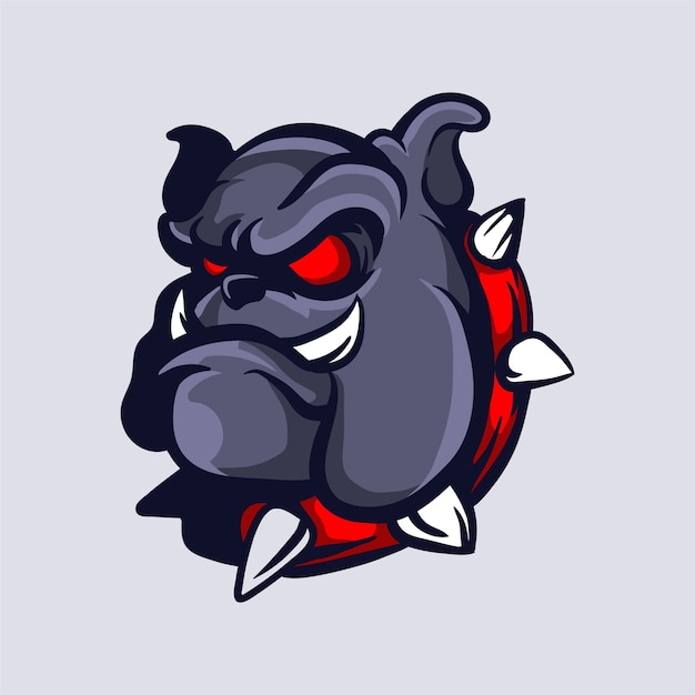 Bulldog gezicht vector