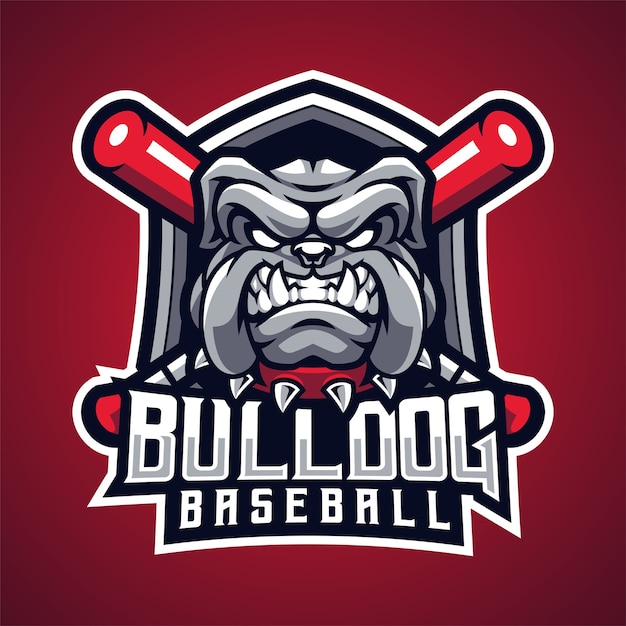 Bulldog honkbal mascotte