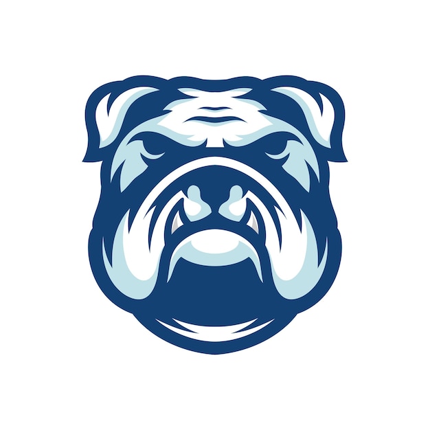 Modello logo bulldog