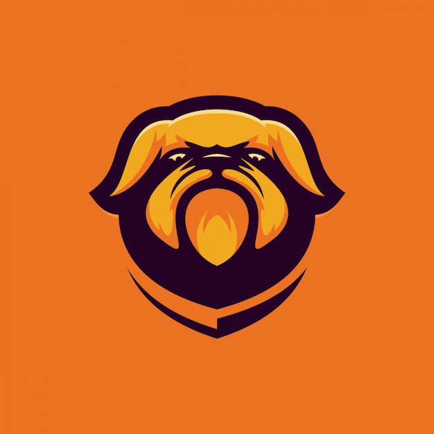 Vector bulldog logo