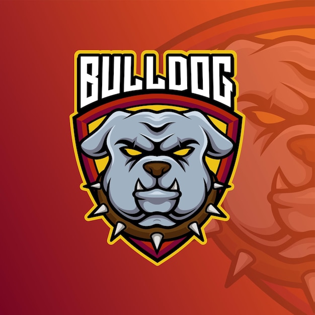 Bulldog Mascot Logo Premium Template