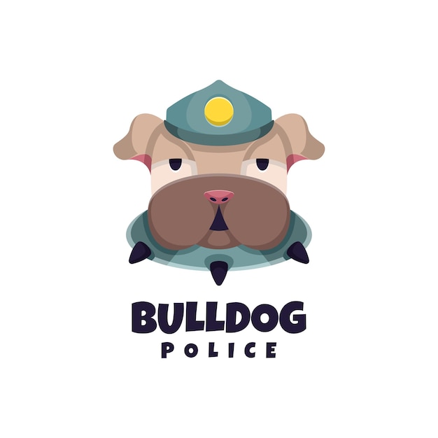 Bulldog politie-logo