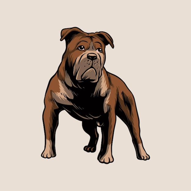 Vettore bulldog