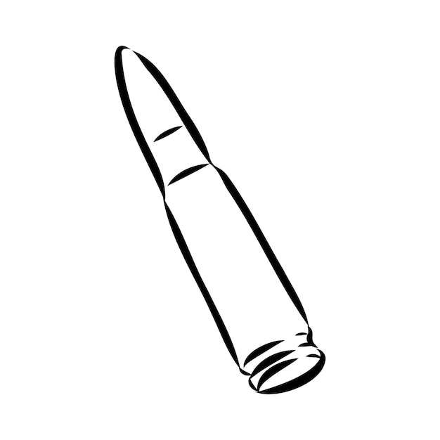 Bullet doodle style bullet vector