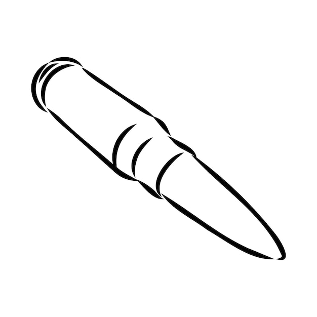 Bullet doodle style bullet vector