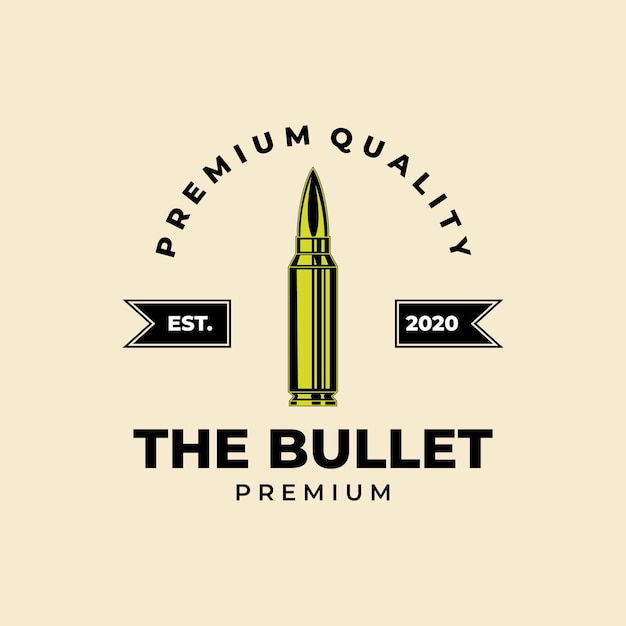 Vector bullets premium logo icon vintage vector symbol illustration design
