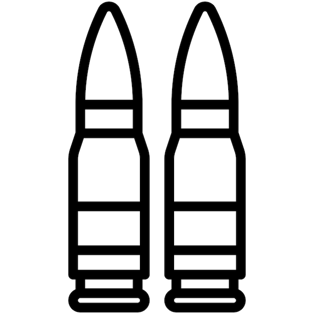弾丸ベクトルイラストレーション