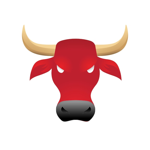 Bullish pictogram kleur vectorillustratie