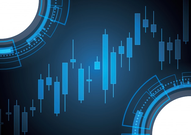 Bullish stock market candle stick