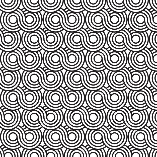 Bulls Eye Seamless Pattern Background