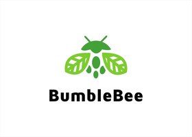Vector bumblebee logo design vector