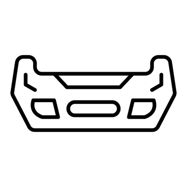 Vector bumper icon style