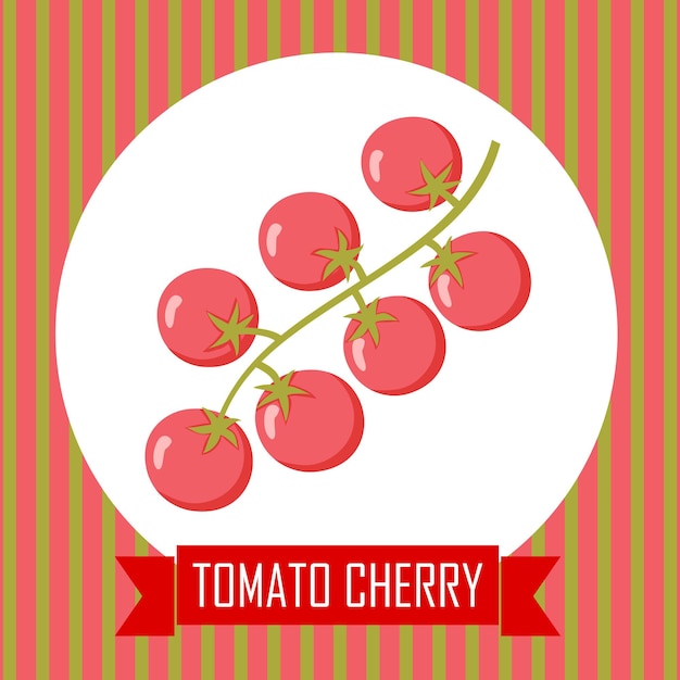 A bunch of cherry tomatoes