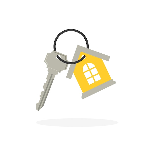 Bunch of keys for you house buying an apartment investment real estate agent concept vector