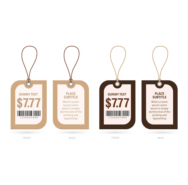 A bunch of tags that say'$ 777'on them