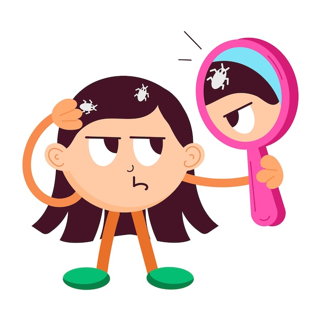 bundle of hairstyling flat stickers