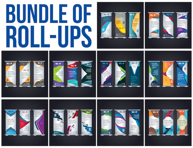 Vector bundle of roll-ups