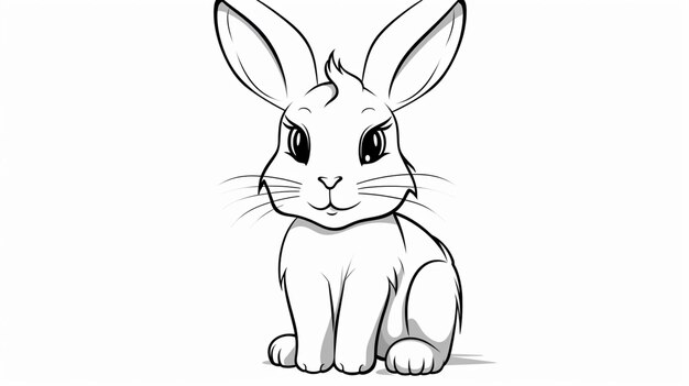 Bunny clipart cartoon vector