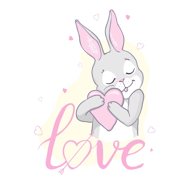 Bunny cute print.