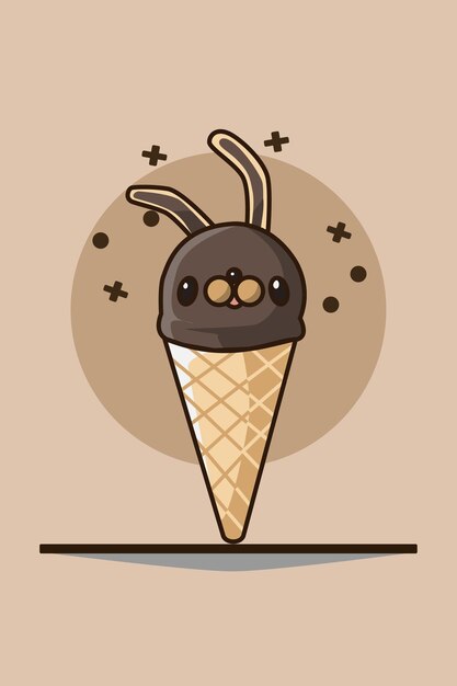 Bunny ice cream