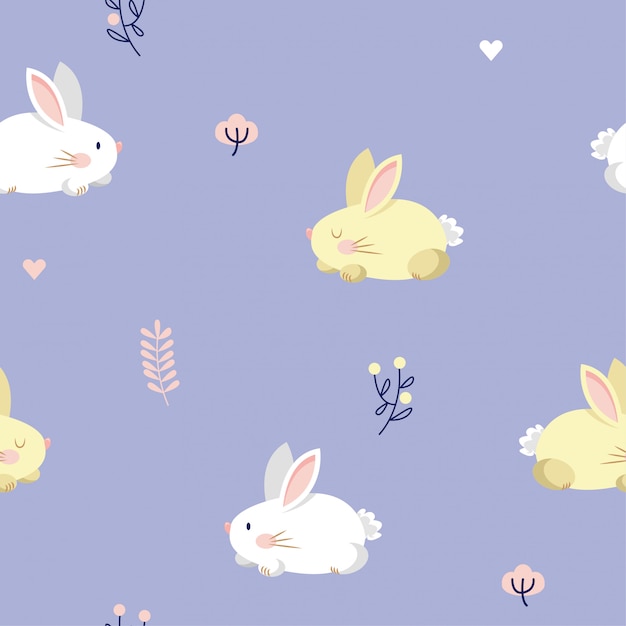 Bunny Seamless Pattern