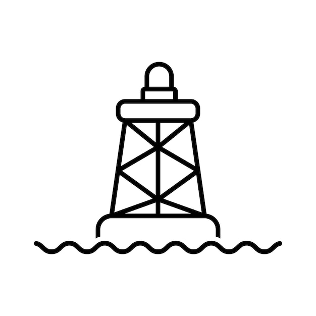 buoy icon vector template illustration logo design