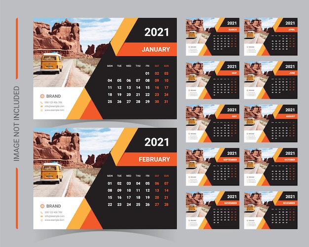 Bureaukalender 2021