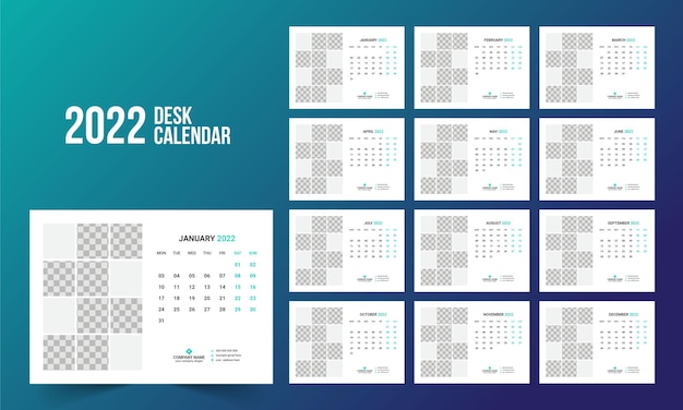 bureaukalender 2022