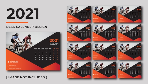 Bureaukalender ontwerp 2021