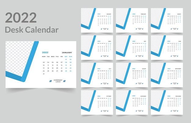 Bureaukalender ontwerp 2022