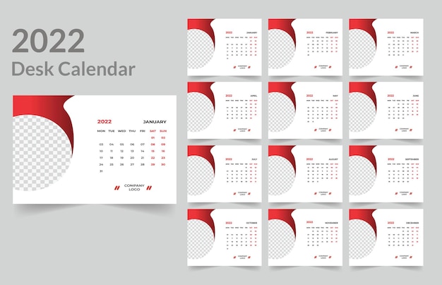 Bureaukalender ontwerp 2022