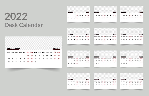 Bureaukalender ontwerp 2022