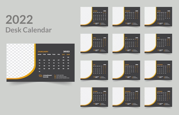 Bureaukalender ontwerp 2022