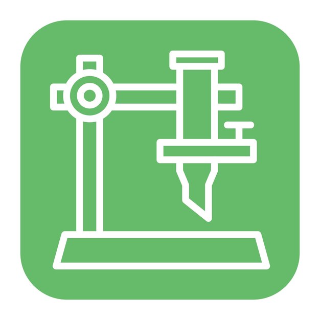 Икона векторного изображения Burette может быть использована для науки