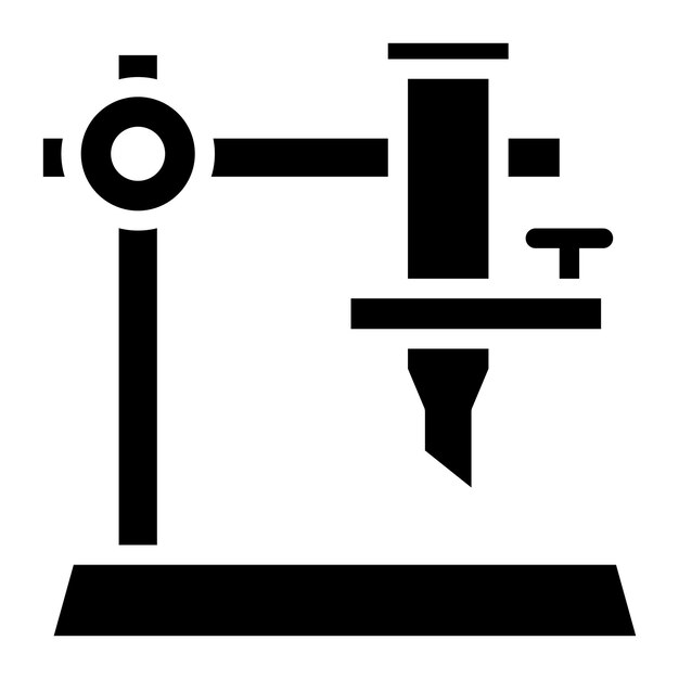 Burette line illustration