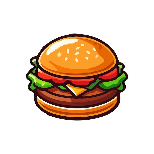 burger ai generated image