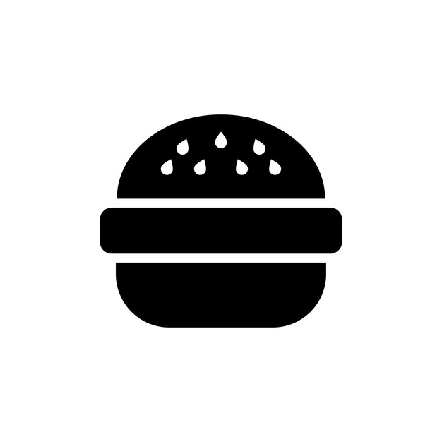 Burger Icon Vector Ontwerp Template
