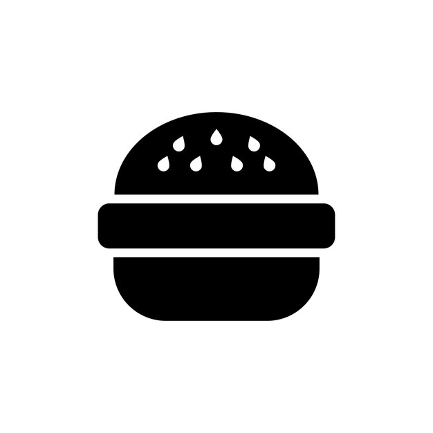 Burger Icon Vector Ontwerp Template