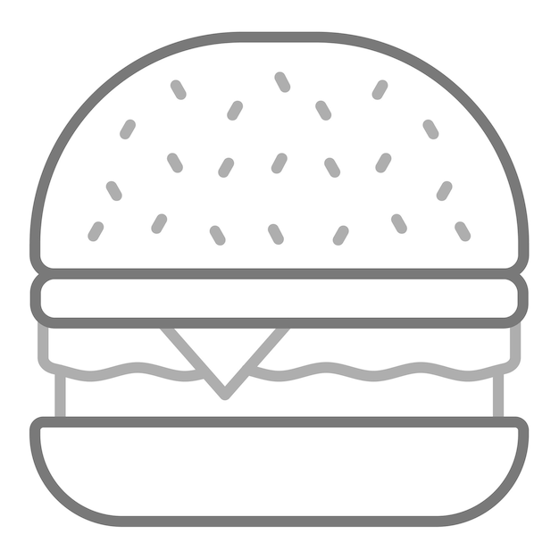 Vector burger icon