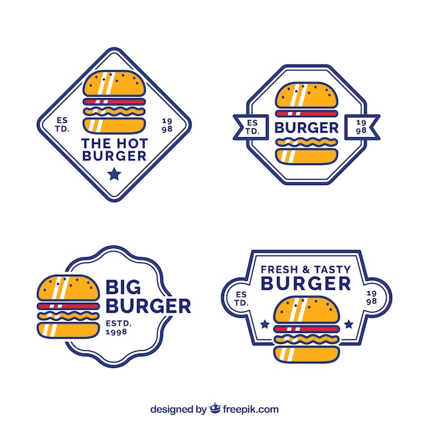 Burger logo collectie