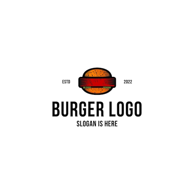 Вдохновение для дизайна логотипа Burger