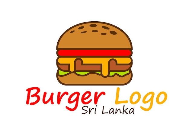 Burger logo met als titel 'burger logo'