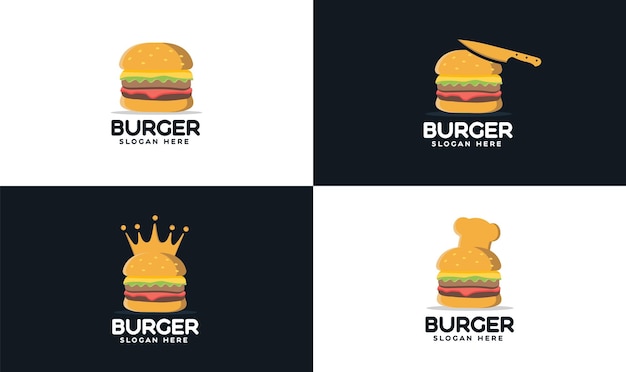 Burger logo ontwerp