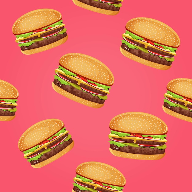 Burger pink