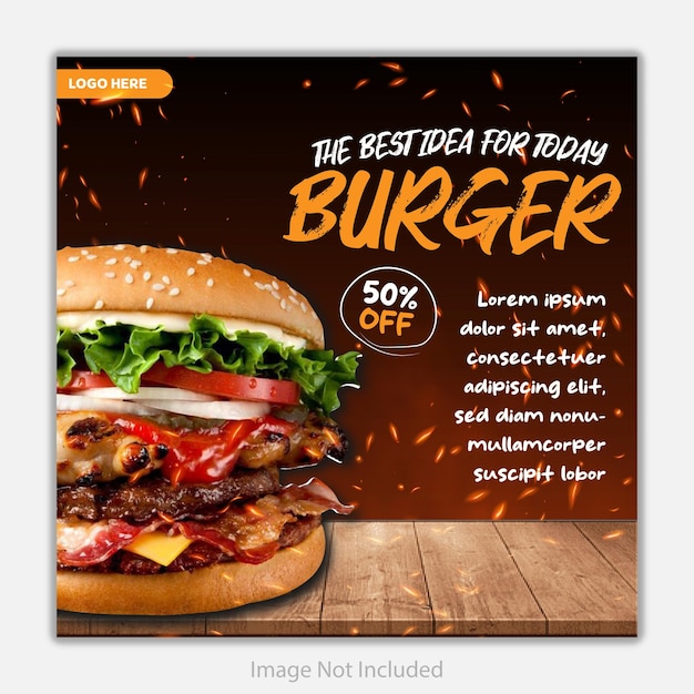 burger promo the best idea for today