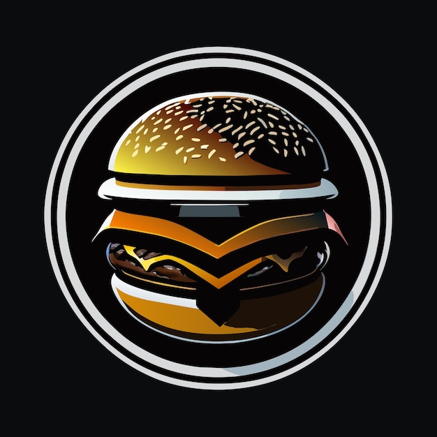 Burger restaurant logo