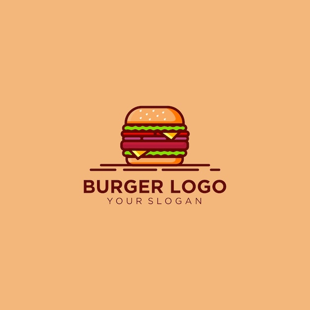 Burger and softdrink logo