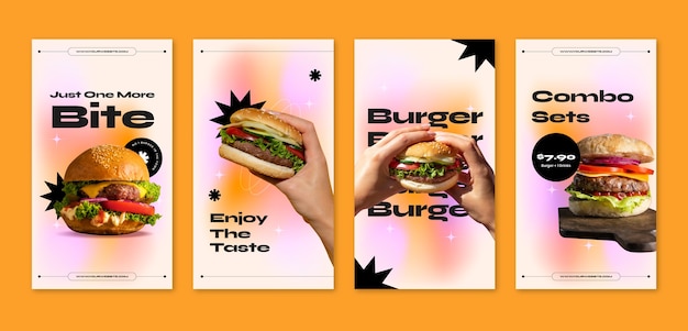 Burger template design