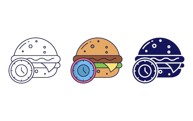 Burger time icon